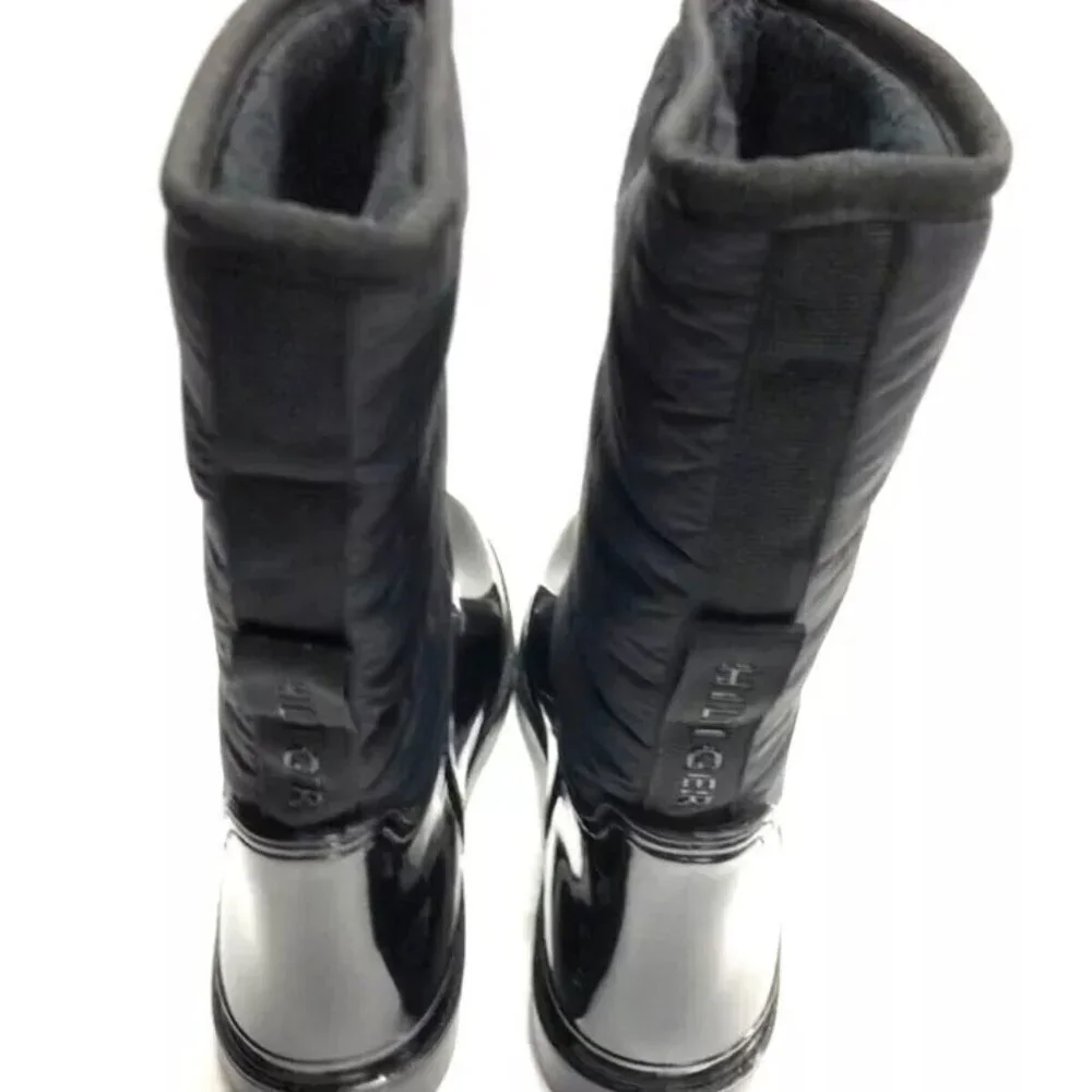 Tommy Hilfiger Snows Womens Waterproof Black Snow Boot Size 8 M